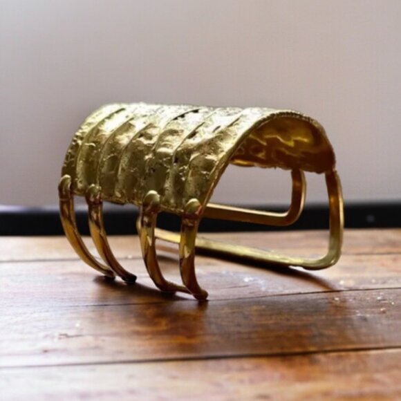 Brass Lateefa Cuff Bracelet - Picture 3 of 5